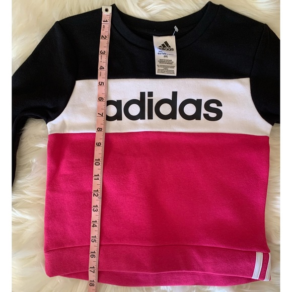 NWT Girls Adidas Pullover Sweatshirt Size 6x - Picture 7 of 9